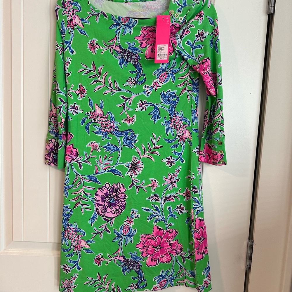 Green Floral Dress by Lilly Pulitzer